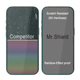 Mr.Shield Screen Protector compatible with iPhone 16 Pro [6.3 Inch] [Tempered Glass] [3-PACK] [Japan Glass with 9H Hardness]