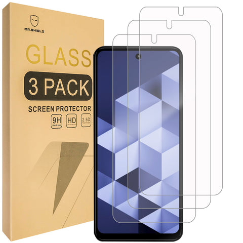 Mr.Shield Screen Protector compatible with HMD Vibe [Tempered Glass] [3-PACK] [Japan Glass with 9H Hardness]