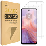 Mr.Shield Screen Protector compatible with Motorola Moto E14 [Tempered Glass] [3-PACK] [Japan Glass with 9H Hardness]