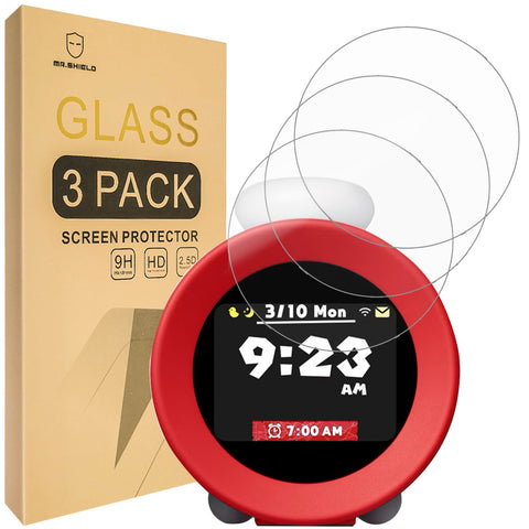 Mr.Shield Screen Protector compatible with Nintendo Sound Clock Alarmo [Tempered Glass] [3-PACK] [Japan Glass with 9H Hardness]