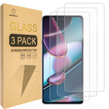 Mr.Shield [3-Pack] Designed For Motorola Edge X30 / Moto Edge X30 [Tempered Glass] [Japan Glass with 9H Hardness] Screen Protector with Lifetime Replacement