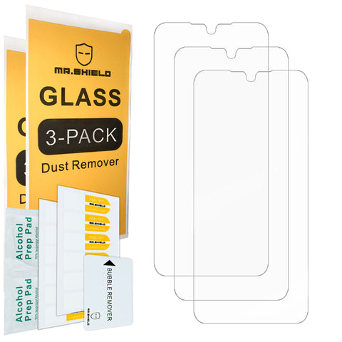 Mr.Shield [3-Pack] Screen Protector For Samsung Galaxy A15 5G / 4G [Tempered Glass] [Japan Glass with 9H Hardness] Screen Protector