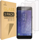 Mr.Shield [3-PACK] Designed For Samsung Galaxy J3 / J3V / J3 V (3rd Generation) 3rd Gen (2018 Version) [Japan Tempered Glass] Screen Protector with Lifetime Replacement