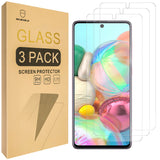 Mr.Shield [3-Pack] Designed For Samsung Galaxy A71 5G / Galaxy A71 5G UW [Tempered Glass] [Japan Glass with 9H Hardness] Screen Protector with Lifetime Replacement